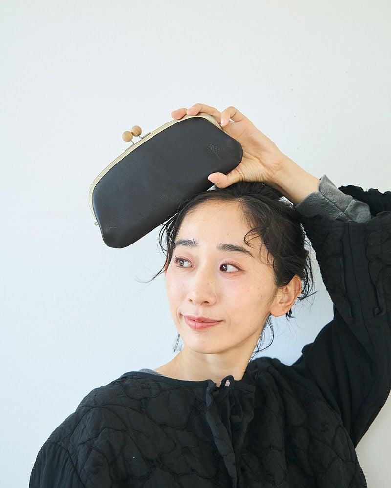 「ドロップツリー木玉 ロング がま口 ウォレット」